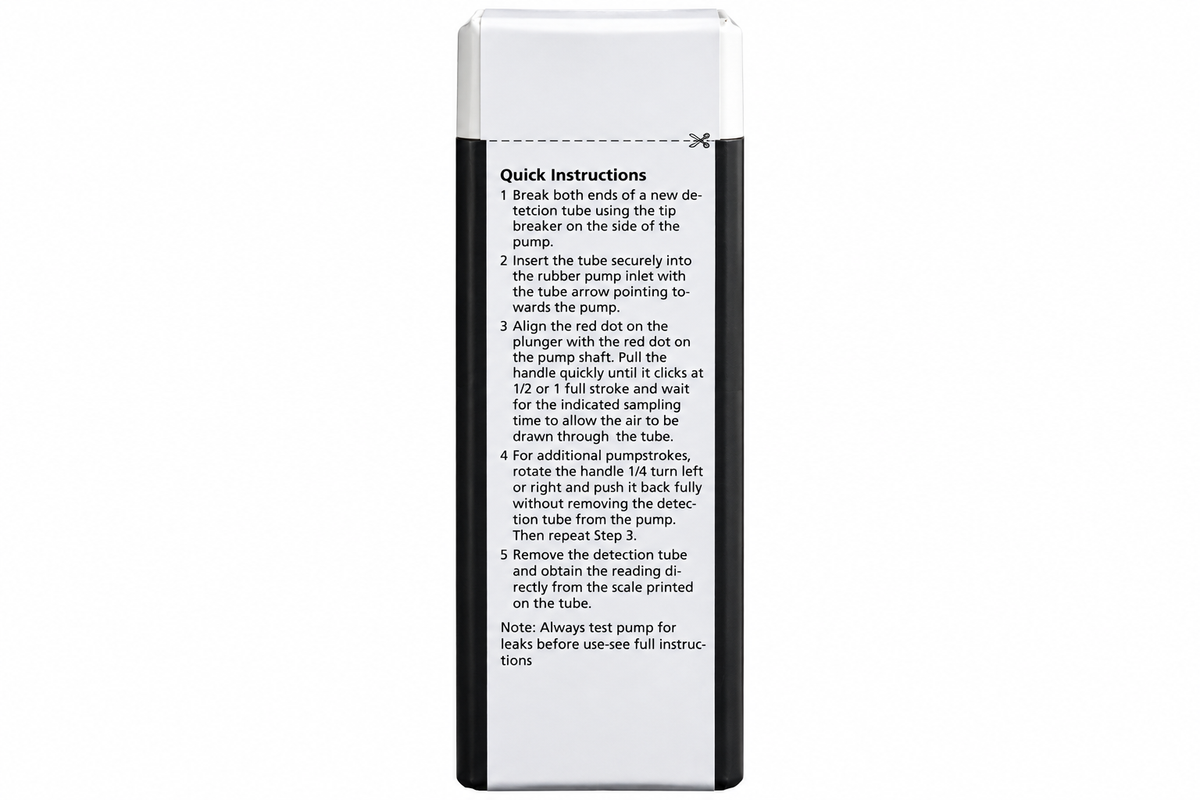 [NEW] Hydrogen Sulfide (H2S) Detector Tubes | Standard Range: 1-30ppm | N10-103-13