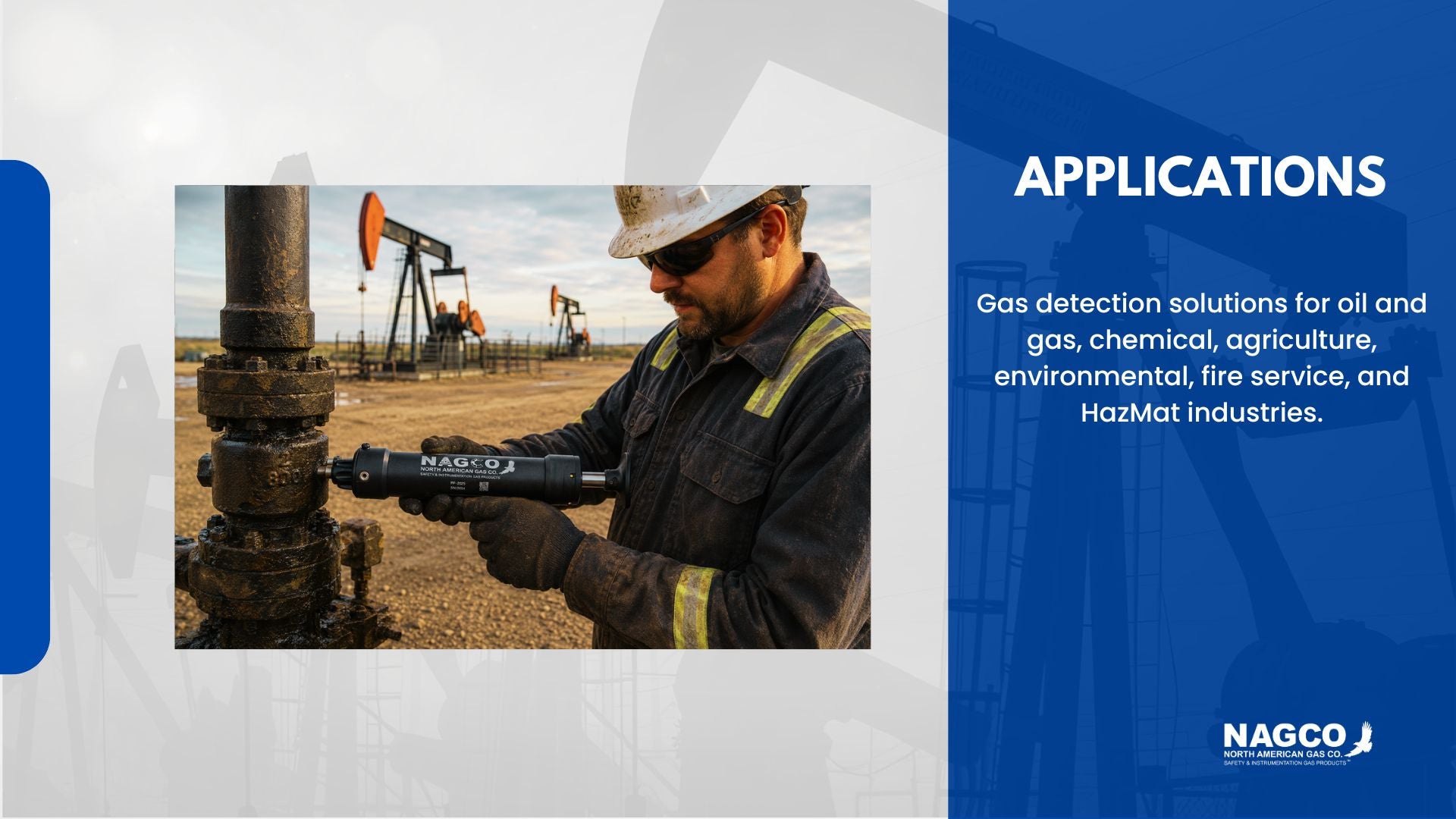 Gas detection solutions for oil & gas, chemical, agriculture, environmental, fire service and HazMat industries.