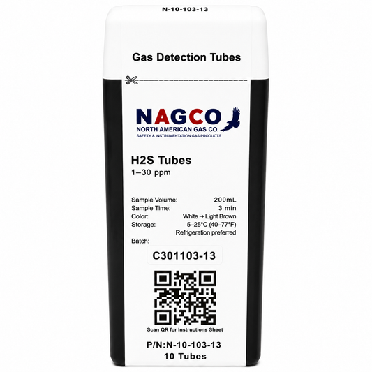 [NEW] Hydrogen Sulfide (H2S) Detector Tubes | Standard Range: 1-30ppm | N10-103-13