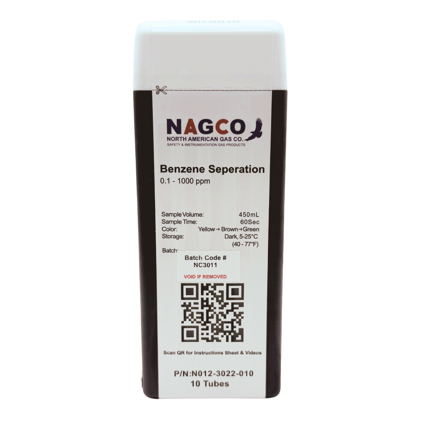 N012-3022-010 NAGCO Benzene Seperation tube