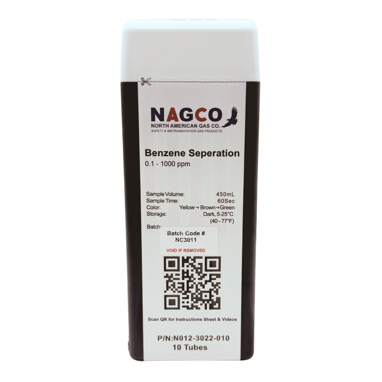 N012-3022-010 NAGCO Benzene Seperation tube