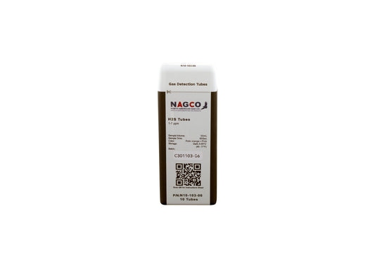 Hydrogen Sulfide (H2S) Detector Tubes | Standard Range: 1-7ppm