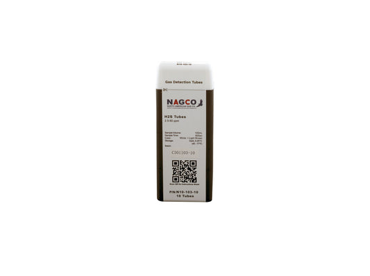 Hydrogen Sulfide (H2S) Detector Tubes | Standard Range: 2.5-60ppm