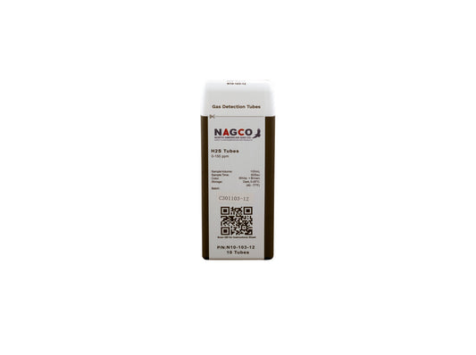 Hydrogen Sulfide (H2S) Detector Tubes | Standard Range: 0-150ppm