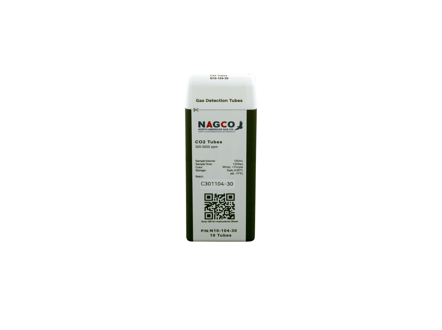 Carbon Dioxide (CO2) Detector Tubes | Standard Range: 300-5000ppm