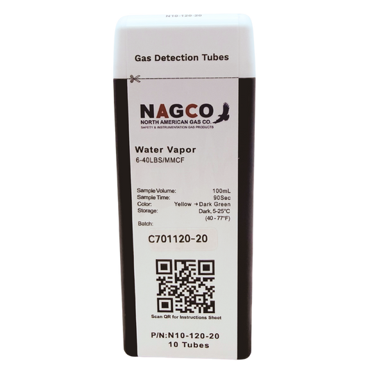 N10-120-20 NAGCO Water Vapor gas detector tube