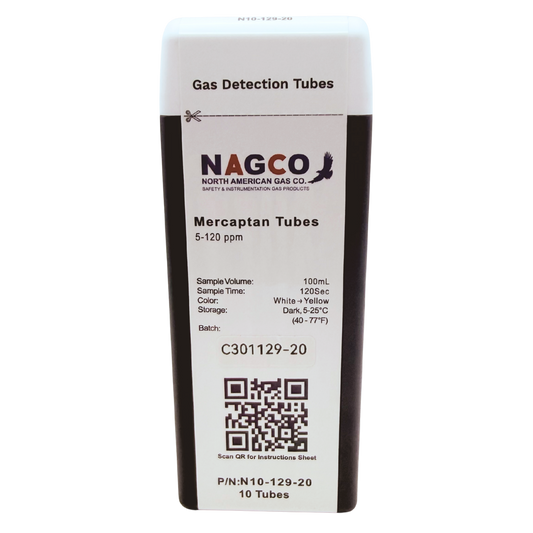 N10-129-20 NAGCO Mercaptan gas detector tube